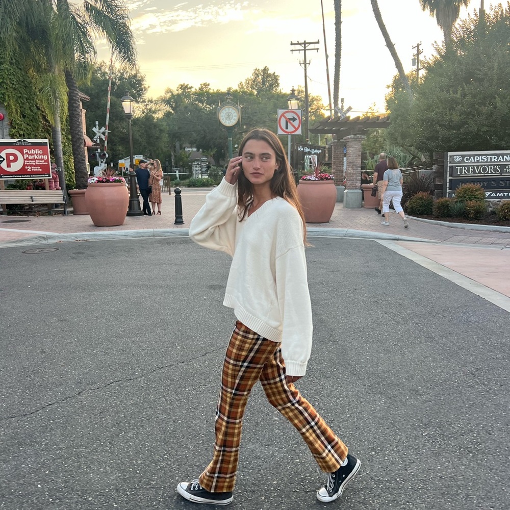 RVCA size 26 plaid pant
